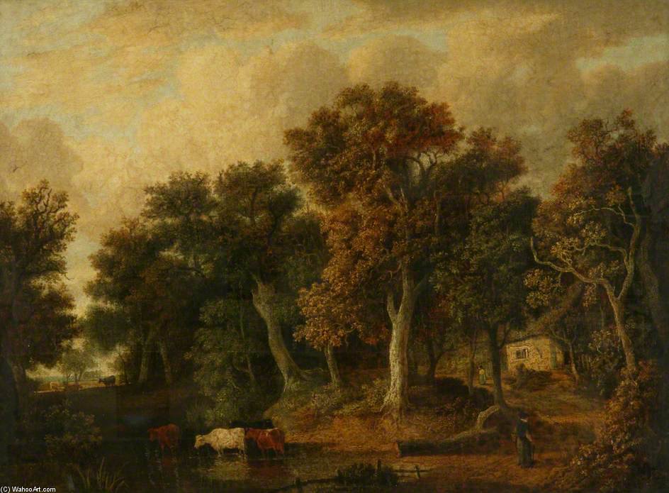 WikiOO.org - Güzel Sanatlar Ansiklopedisi - Resim, Resimler James Stark - Landscape In Norfolk
