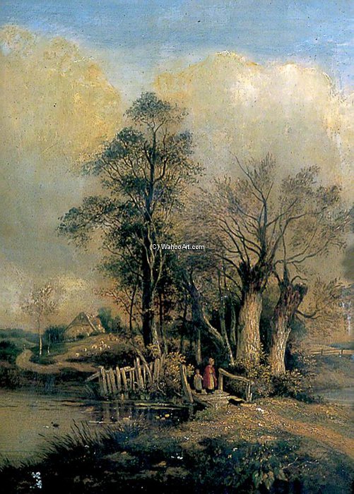 WikiOO.org - אנציקלופדיה לאמנויות יפות - ציור, יצירות אמנות James Stark - View Of Uxbridge, Middlesex