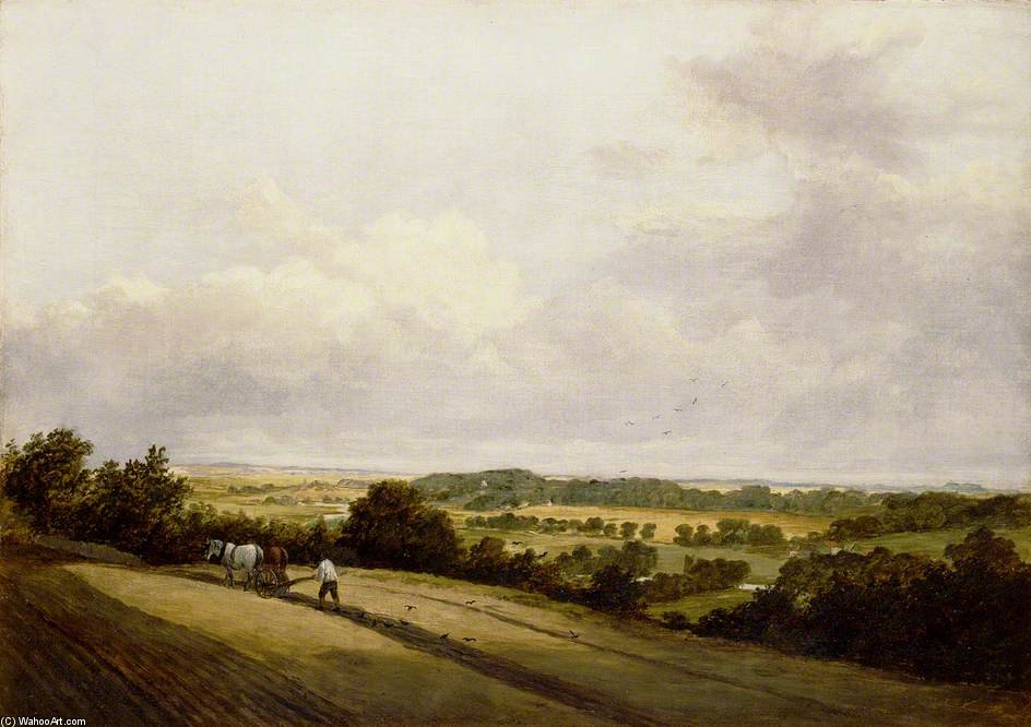 Wikioo.org - The Encyclopedia of Fine Arts - Painting, Artwork by James Stark - Whitlingham From Old Thorpe Grove, Norfolk -