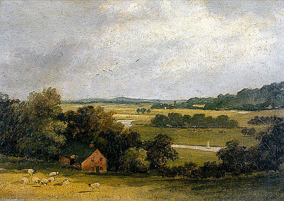 Wikioo.org - The Encyclopedia of Fine Arts - Painting, Artwork by James Stark - Whitlingham From Old Thorpe Grove, Norfolk