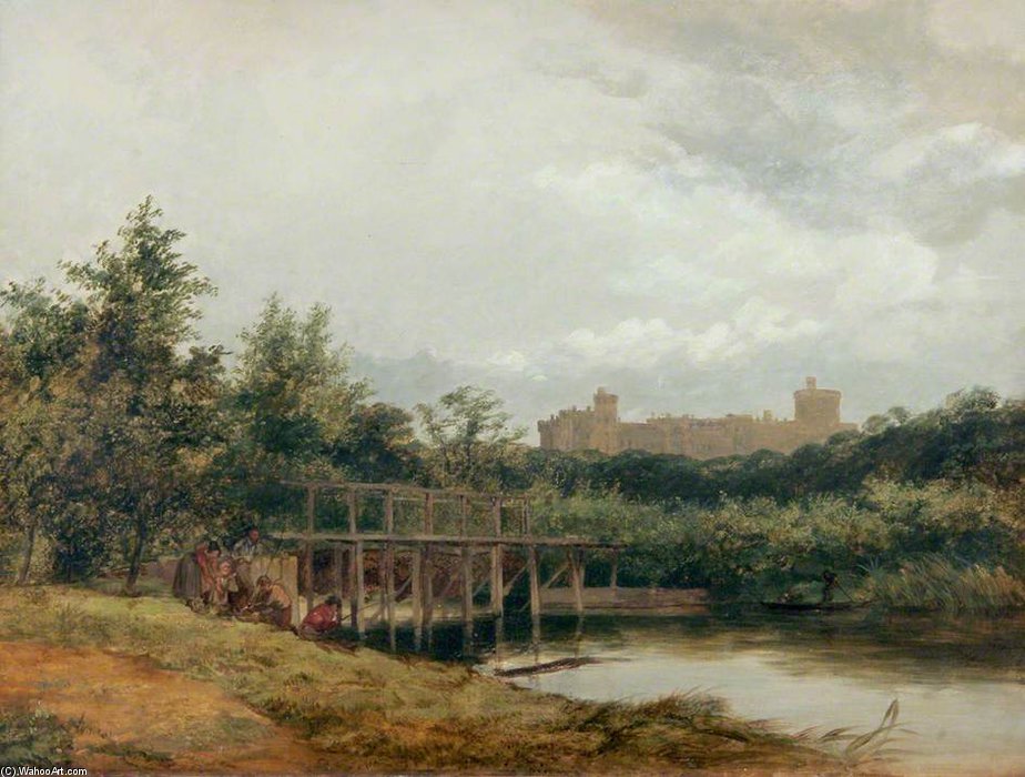 Wikioo.org - The Encyclopedia of Fine Arts - Painting, Artwork by James Stark - Windsor Castle, Windsor And Maidenhead