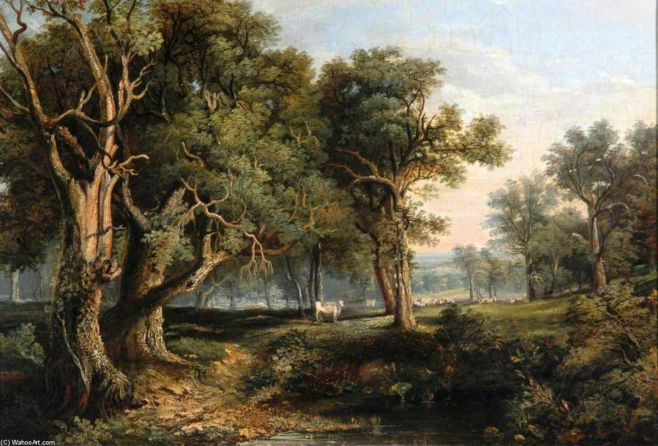 WikiOO.org - Encyclopedia of Fine Arts - Maalaus, taideteos James Stark - Woodland Scene