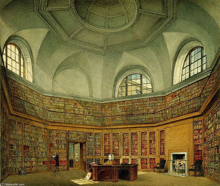 Wikioo.org – L'Enciclopedia delle Belle Arti - Pittura, Opere di James Stephanoff - Buckingham House, Octagon Biblioteca