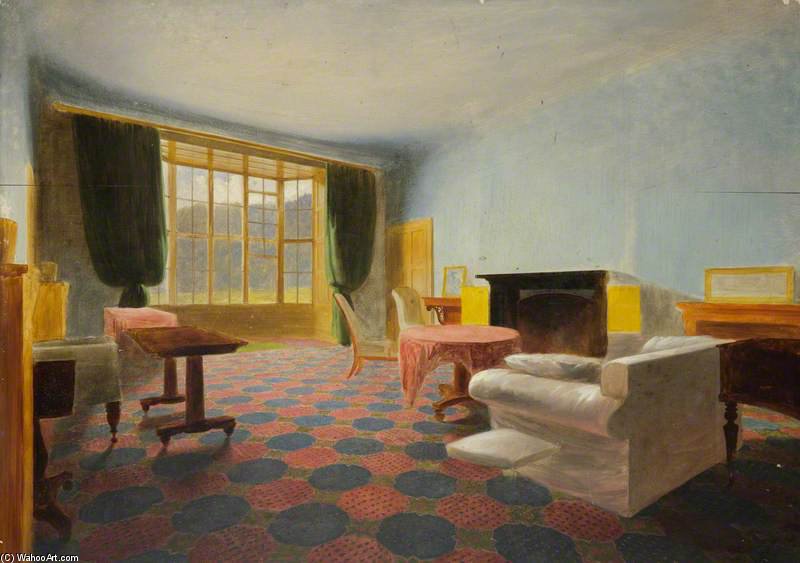 WikiOO.org - אנציקלופדיה לאמנויות יפות - ציור, יצירות אמנות James William Giles - An Interior