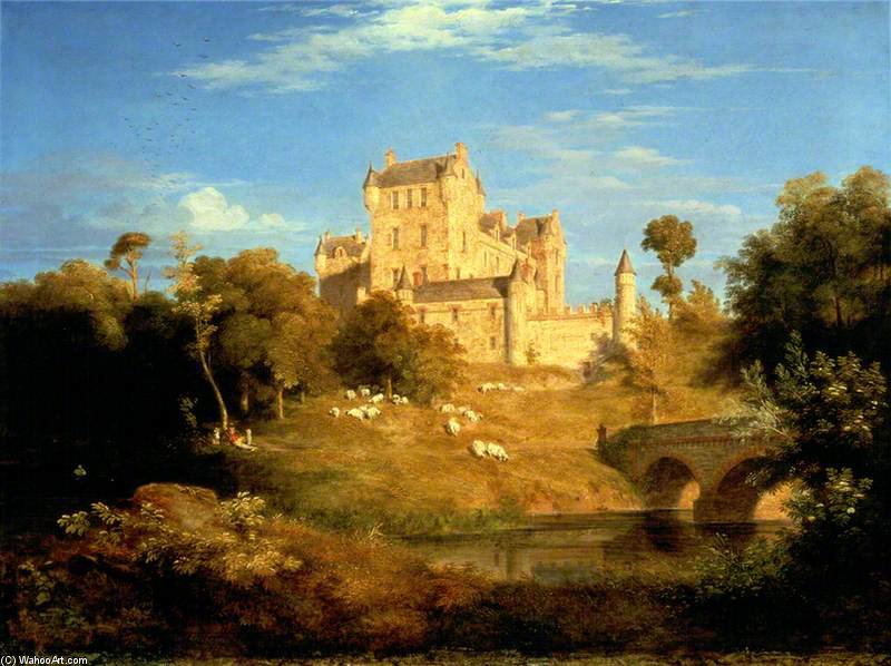 WikiOO.org - Güzel Sanatlar Ansiklopedisi - Resim, Resimler James William Giles - Fyvie Castle, Aberdeenshire