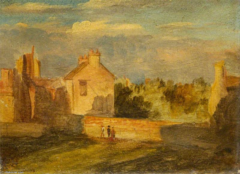 Wikioo.org - The Encyclopedia of Fine Arts - Painting, Artwork by James William Giles - Landscape Sketch