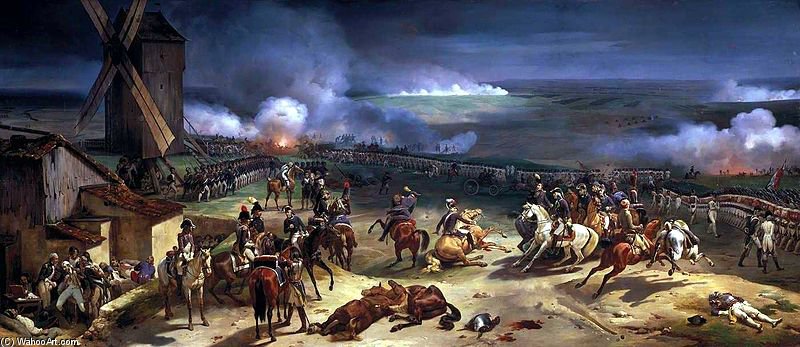 Wikioo.org - The Encyclopedia of Fine Arts - Painting, Artwork by Jean Baptiste Mauzaisse - Battle Of Valmy