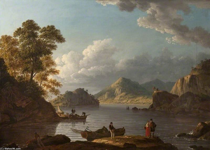 Wikioo.org - Die Enzyklopädie bildender Kunst - Malerei, Kunstwerk von John Knox - Highland Loch Szene