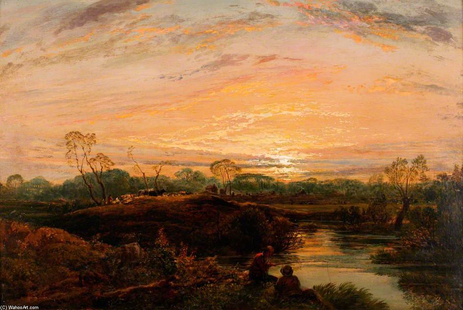 WikiOO.org - Encyclopedia of Fine Arts - Malba, Artwork John Linnell - Landscape -