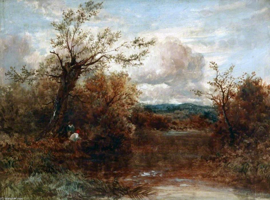 Wikioo.org - สารานุกรมวิจิตรศิลป์ - จิตรกรรม John Linnell - Landscape
