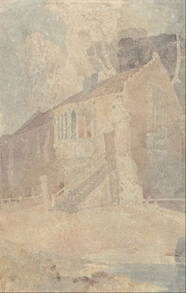 WikiOO.org - Encyclopedia of Fine Arts - Maleri, Artwork John Sell Cotman - Castle Acre Priory