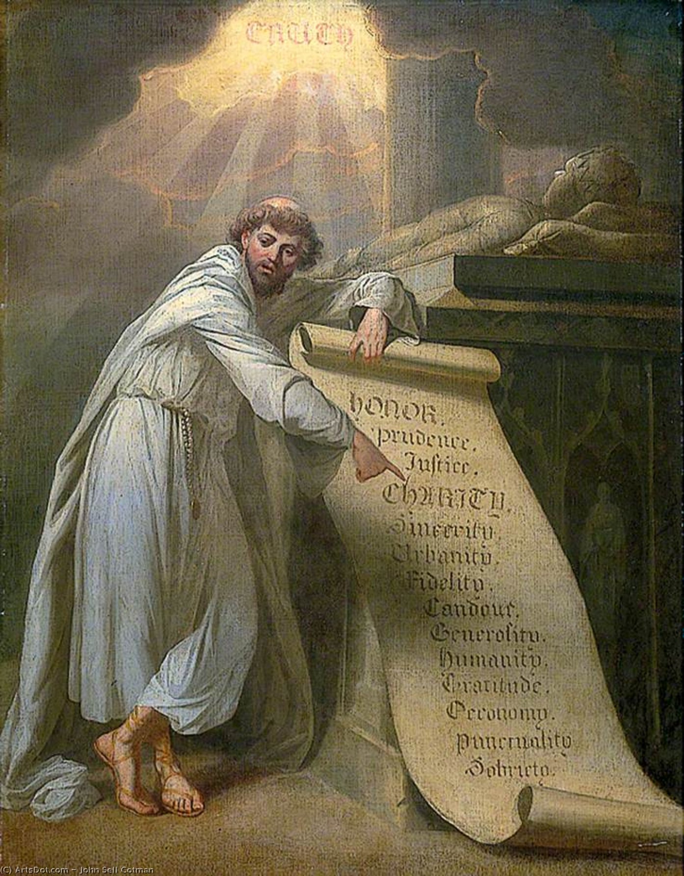 WikiOO.org - Enciklopedija likovnih umjetnosti - Slikarstvo, umjetnička djela John Sell Cotman - Saint James Of Compostela