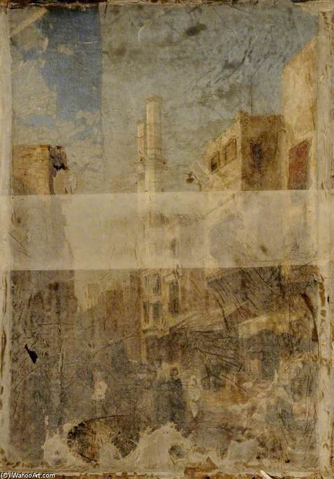 WikiOO.org - Encyclopedia of Fine Arts - Malba, Artwork John Varley Ii (The Younger) - Near The Gate Of The Zueylah, Cairo