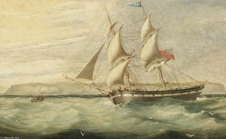Wikioo.org - The Encyclopedia of Fine Arts - Painting, Artwork by Joseph Heard - Ship 'transit'