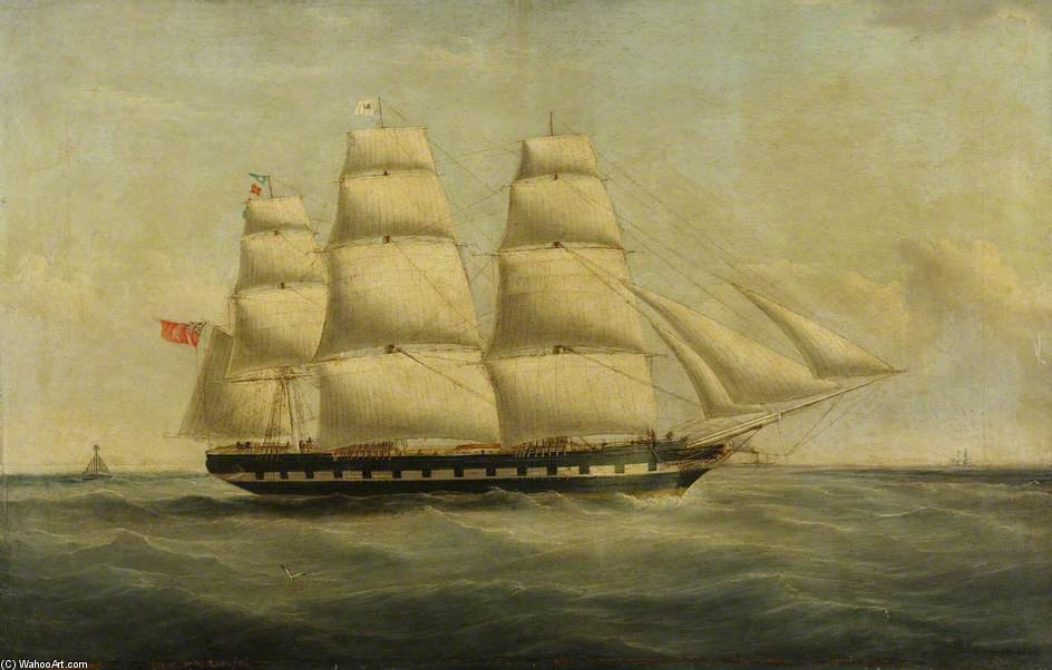Wikioo.org - The Encyclopedia of Fine Arts - Painting, Artwork by Joseph Heard - The Clipper 'sea Horse'
