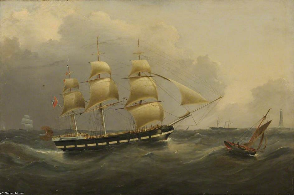 Wikioo.org - The Encyclopedia of Fine Arts - Painting, Artwork by Joseph Heard - The Ship 'annie Jane'