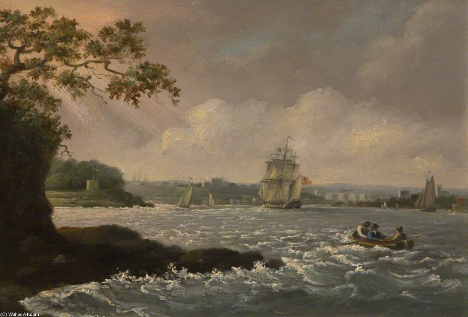 Wikioo.org - The Encyclopedia of Fine Arts - Painting, Artwork by Nicholas Matthew Condy - Mount Edgcumbe And Hamoaze