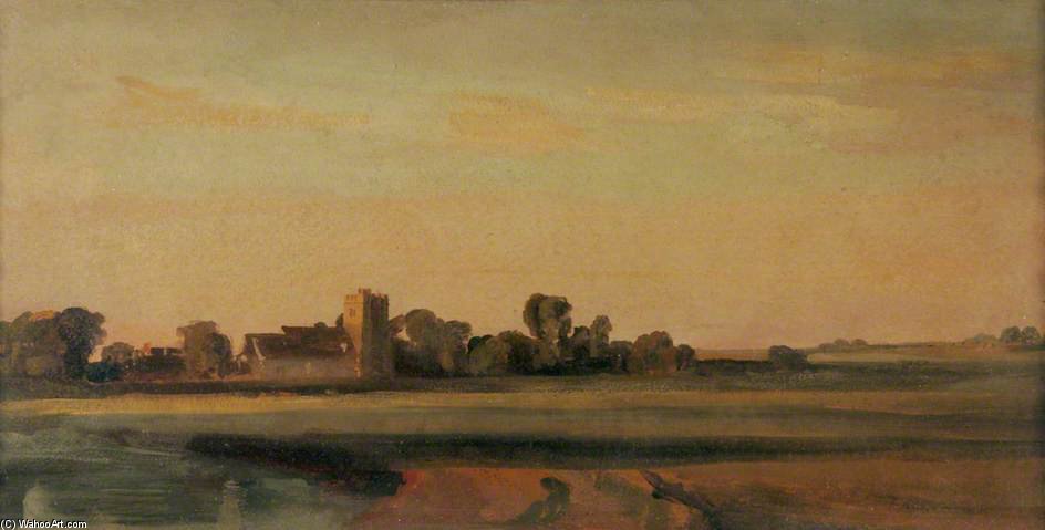 Wikioo.org - The Encyclopedia of Fine Arts - Painting, Artwork by Peter De Wint - Bray-on-thames, Berkshire