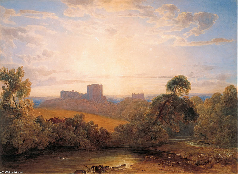 WikiOO.org - Enciklopedija dailės - Tapyba, meno kuriniai Peter De Wint - Kenilworth Castle
