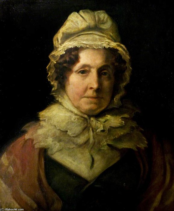 WikiOO.org - Enciclopédia das Belas Artes - Pintura, Arte por Peter De Wint - Portrait Of The Artist's Mother