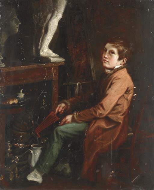 Wikioo.org - The Encyclopedia of Fine Arts - Painting, Artwork by Theodore Lane - The Artist's Assistant