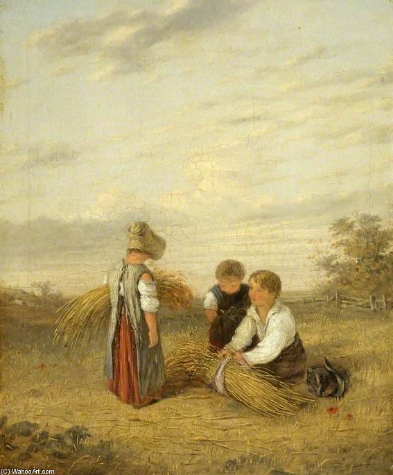 Wikioo.org - The Encyclopedia of Fine Arts - Painting, Artwork by William Collins - Harvest Time