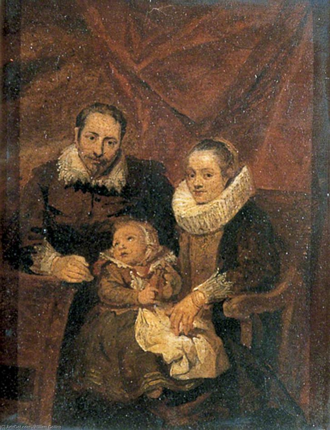 Wikioo.org – L'Enciclopedia delle Belle Arti - Pittura, Opere di William Collins - i snyders Famiglia