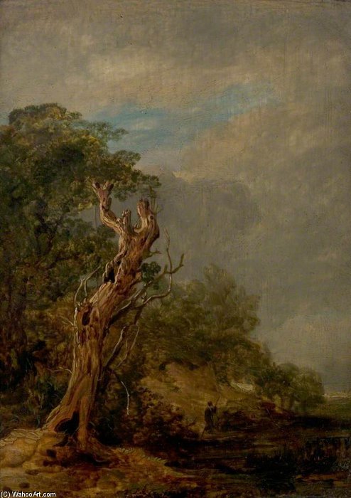 Wikioo.org - The Encyclopedia of Fine Arts - Painting, Artwork by William Collins - The Withered Tree