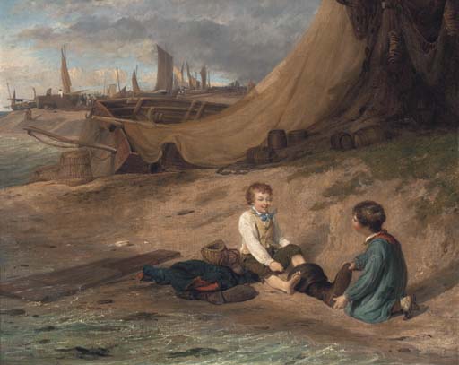 Wikioo.org – L'Enciclopedia delle Belle Arti - Pittura, Opere di William Collins - Il giovane pescatore