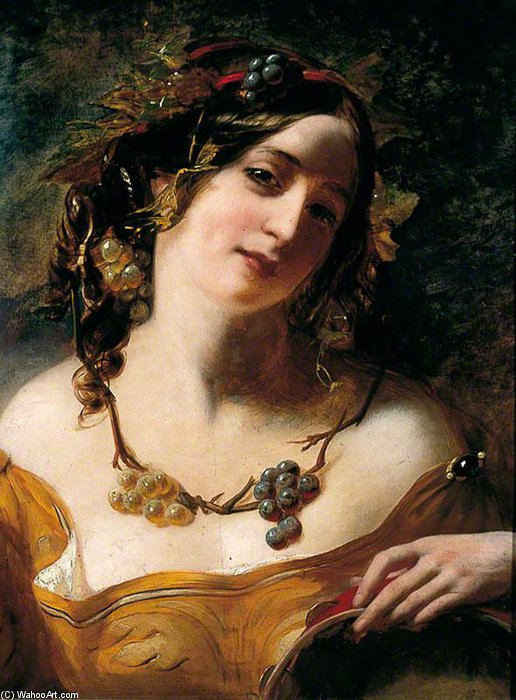 Wikioo.org - The Encyclopedia of Fine Arts - Painting, Artwork by William Etty - A Baccante