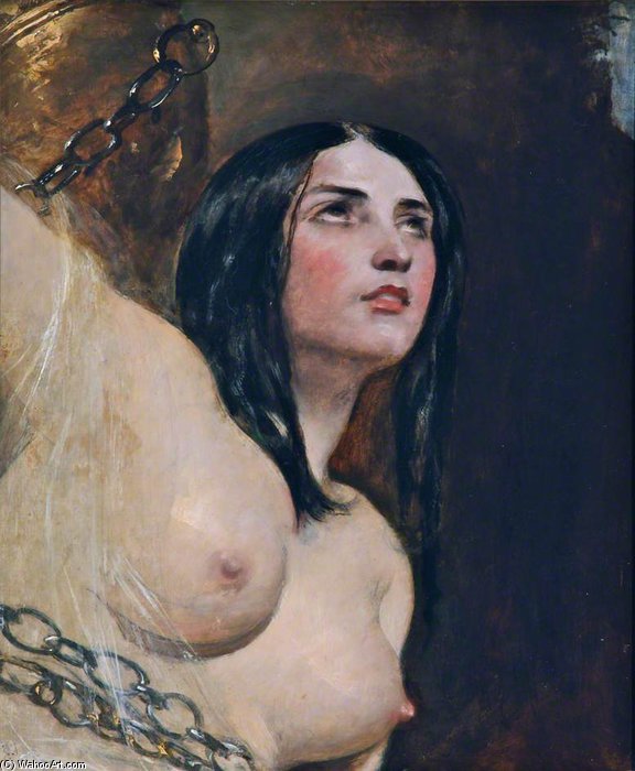 WikiOO.org - Encyclopedia of Fine Arts - Maľba, Artwork William Etty - Andromeda