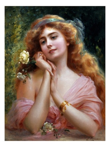 Wikioo.org - The Encyclopedia of Fine Arts - Painting, Artwork by Emile Vernon - A Summer Reverie