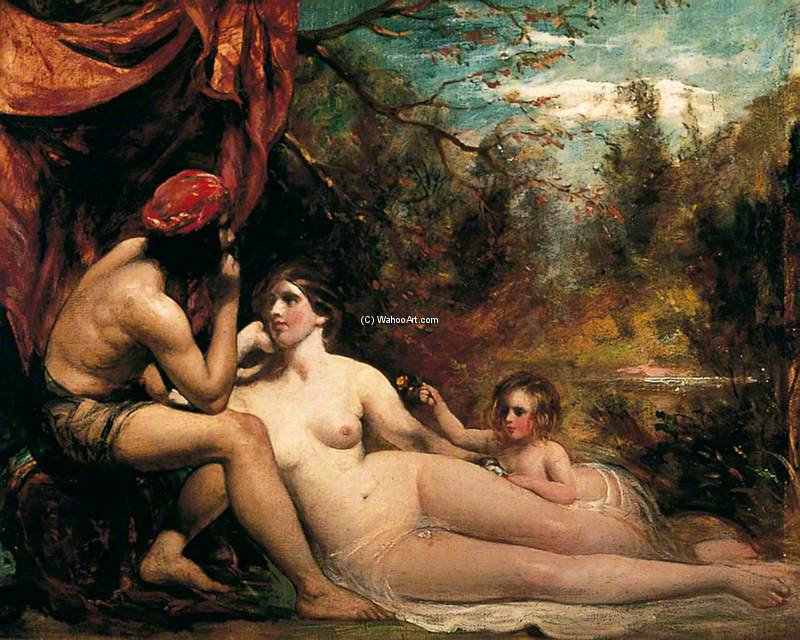 Wikioo.org - The Encyclopedia of Fine Arts - Painting, Artwork by William Etty - Flowers Of The Forest