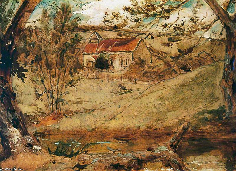 WikiOO.org - אנציקלופדיה לאמנויות יפות - ציור, יצירות אמנות William Etty - Givendale Church