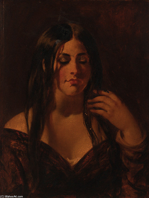 WikiOO.org - Enciklopedija dailės - Tapyba, meno kuriniai William Etty - Lady Macbeth
