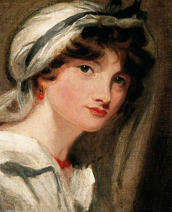 Wikioo.org – La Enciclopedia de las Bellas Artes - Pintura, Obras de arte de William Etty - La hija de la señora Templeton