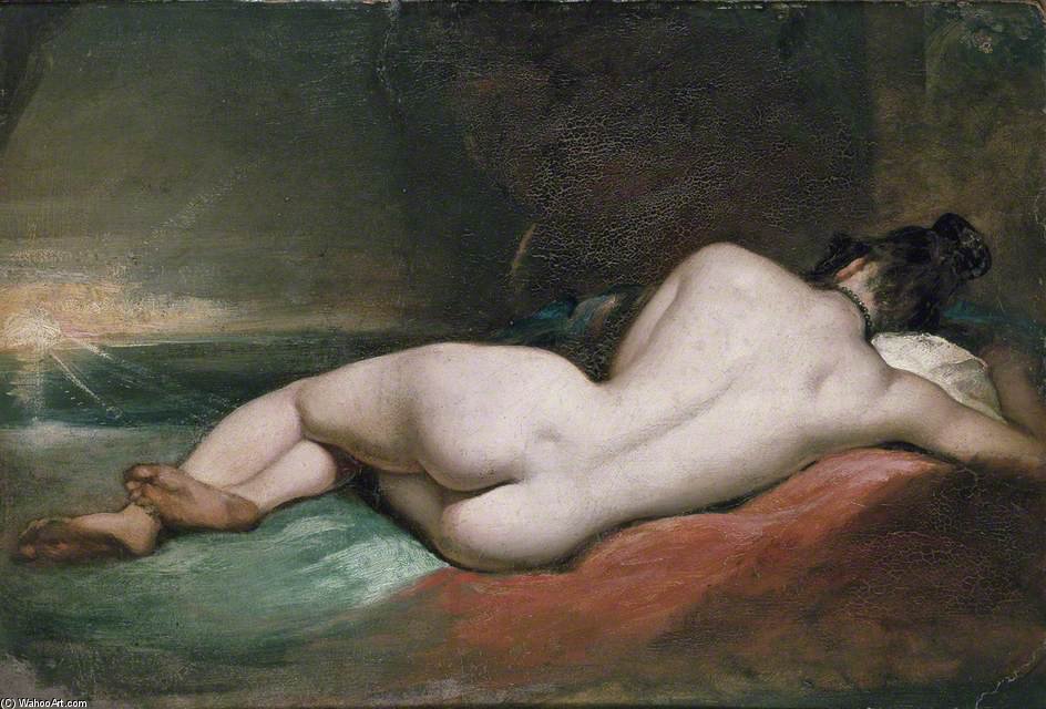 Wikioo.org - The Encyclopedia of Fine Arts - Painting, Artwork by William Etty - Nude Woman Reclining