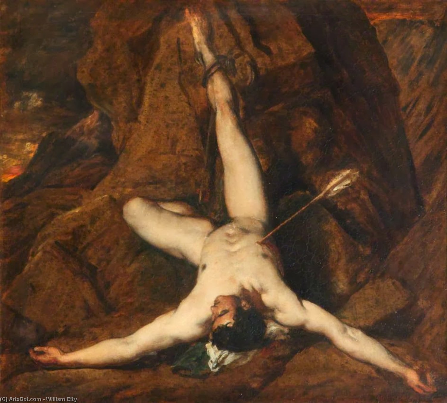 Wikioo.org - The Encyclopedia of Fine Arts - Painting, Artwork by William Etty - Prometheus