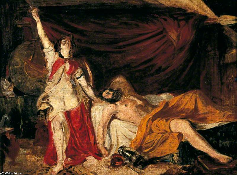 Wikioo.org - The Encyclopedia of Fine Arts - Painting, Artwork by William Etty - Study For 'judith'