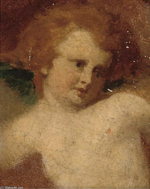 Wikioo.org - The Encyclopedia of Fine Arts - Painting, Artwork by William Etty - Study Of A Young Boy