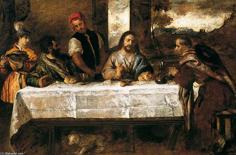 Wikioo.org - The Encyclopedia of Fine Arts - Painting, Artwork by William Etty - Supper At Emmaus