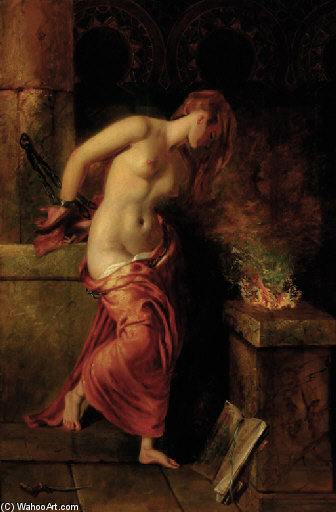 Wikioo.org - The Encyclopedia of Fine Arts - Painting, Artwork by William Etty - The Captive
