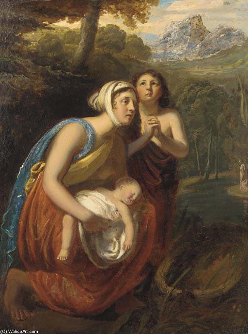 Wikioo.org - Encyklopedia Sztuk Pięknych - Malarstwo, Grafika William Etty - The Finding Of Moses
