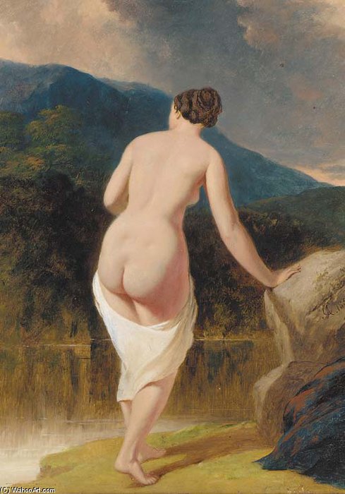 Wikioo.org - The Encyclopedia of Fine Arts - Painting, Artwork by William Etty - The Silent Pool