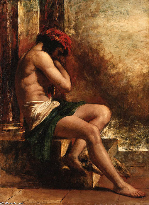 Wikioo.org - The Encyclopedia of Fine Arts - Painting, Artwork by William Etty - The Slave