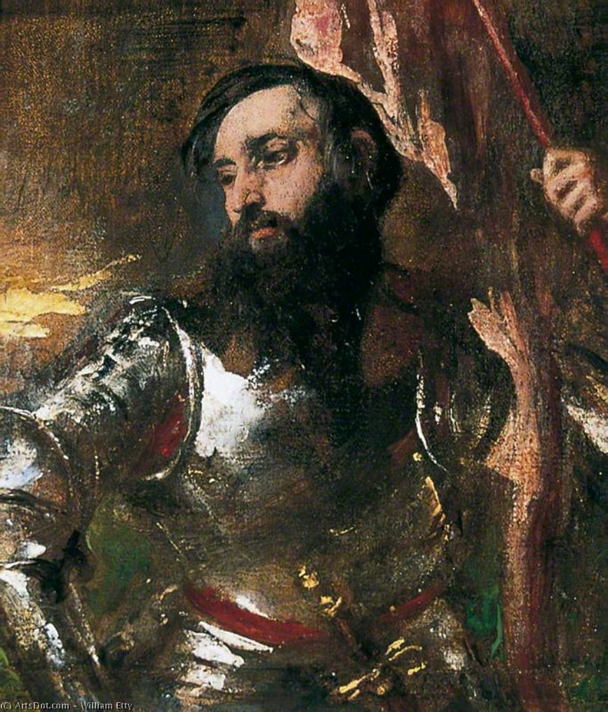 Wikioo.org - The Encyclopedia of Fine Arts - Painting, Artwork by William Etty - The Standard Bearer