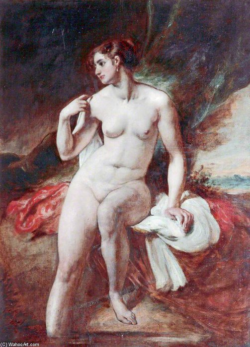 Wikioo.org – L'Enciclopedia delle Belle Arti - Pittura, Opere di William Etty - il `toilet` di venere -