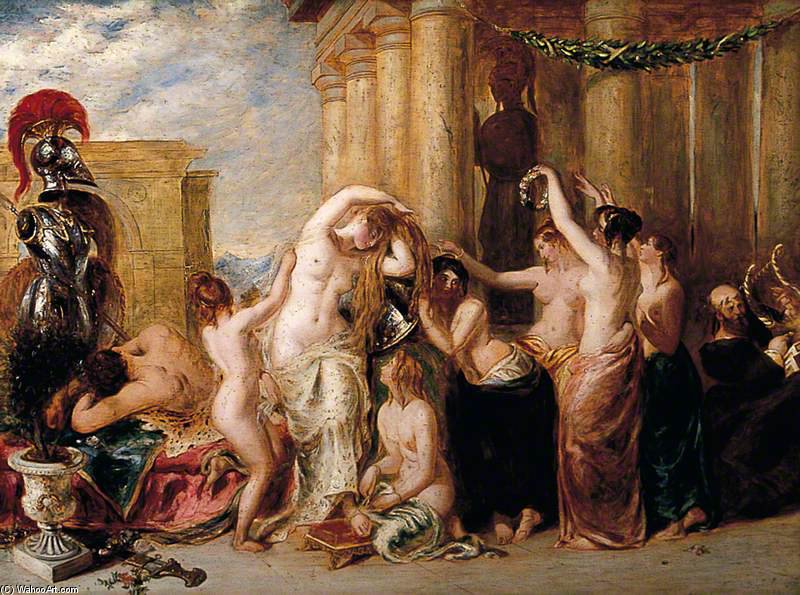Wikioo.org - The Encyclopedia of Fine Arts - Painting, Artwork by William Etty - The Toilet Of Venus -