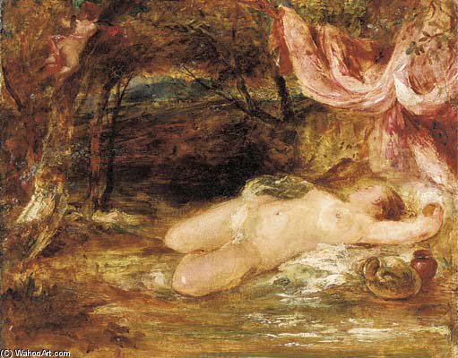 Wikioo.org - Bách khoa toàn thư về mỹ thuật - Vẽ tranh, Tác phẩm nghệ thuật William Etty - Venus And Cupid -