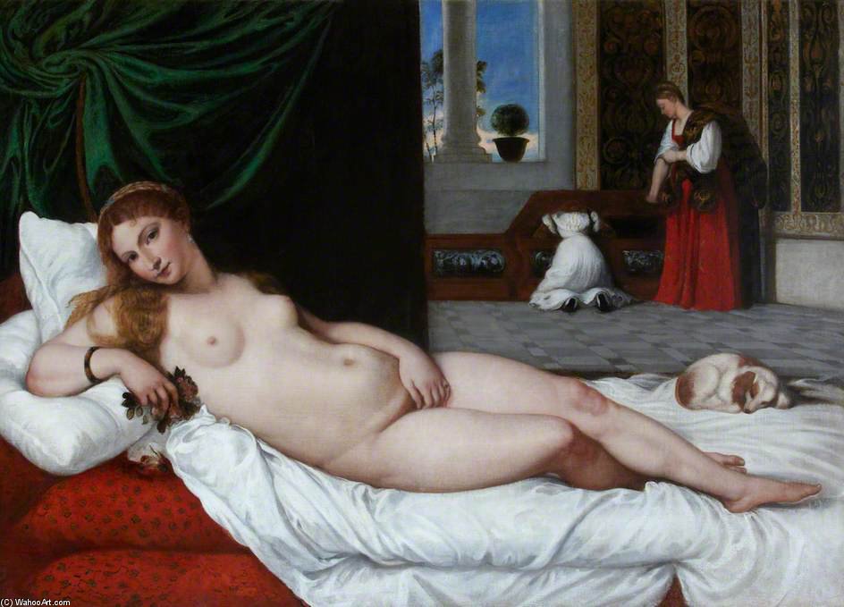 WikiOO.org - Enciklopedija dailės - Tapyba, meno kuriniai William Etty - Venus Of Urbino